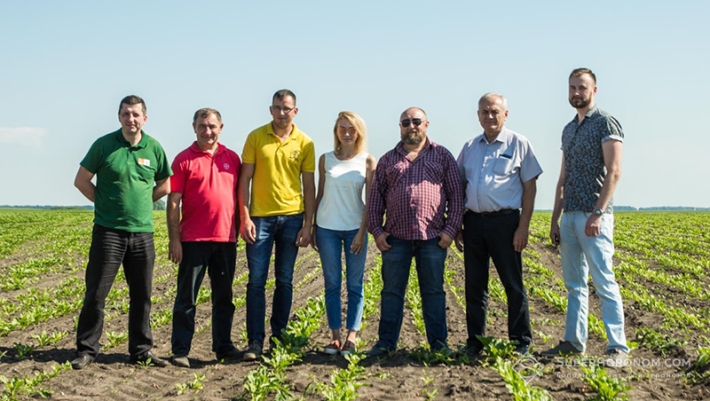 Команда АгроПАолігону і представників компаній «КВС-УКРАЇНА» та «Агропродсервіс»